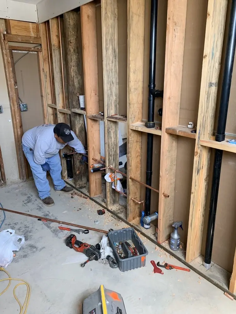 Commercial rough-in plumbing for Gas Line Repair in Parsippany